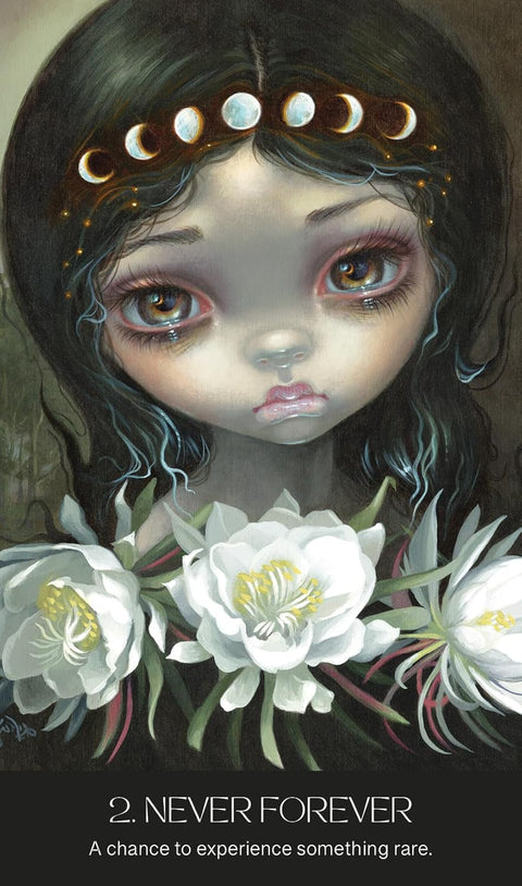 Unity Oracle orakulo kortos su anglišku gidu, 50 kortų, Blue Angel