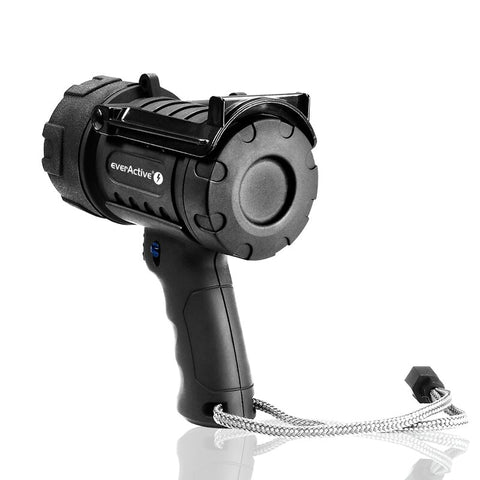 Galingas įkraunamas LED paieškos prožektorius 500 lm IP67 USB-C