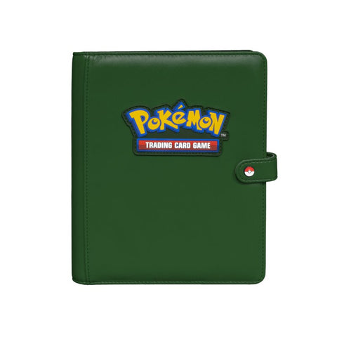 Pokémon Premium 4 kišenių segtuvas kortelėms 160 vnt, žalias, užsegamas