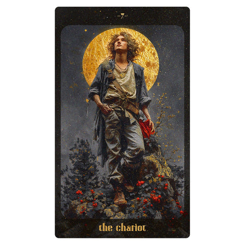 Amber Moon Tarot kortos su instrukcijų knygele (78 kortos)