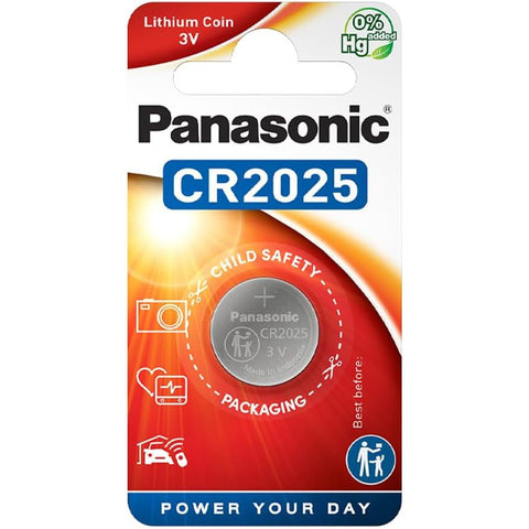 Panasonic CR2025 3V ličio saginė baterija laikrodžiams ir pulteliams