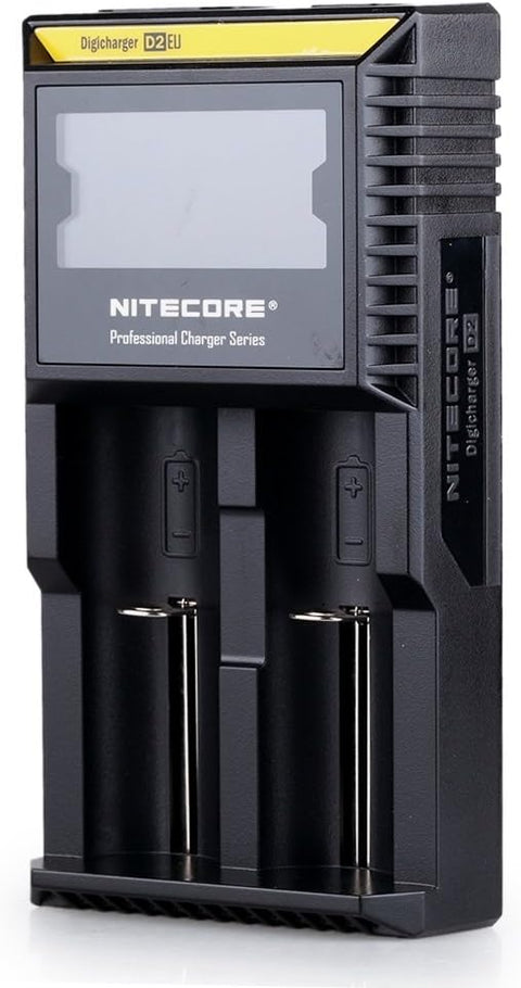 Nitecore Digicharger D2 išmanus universalus baterijų įkroviklis