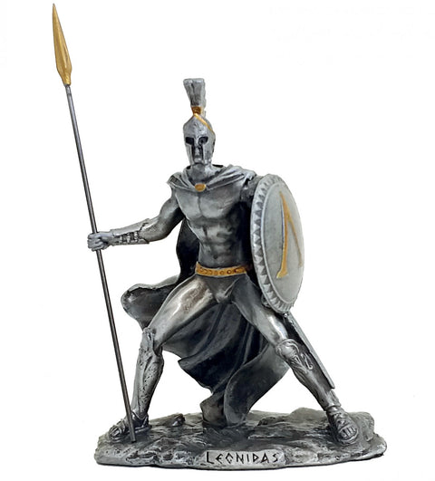 Statulėlė graikų karys LEONIDAS. Aukštis 12cm.