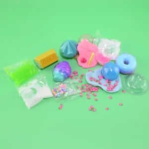 Siurprizų dėžutė su 12 žaislų: slime, fidget žaislai ir kasinėjimas