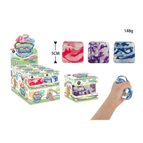 Marmurinis antistresinis ledo kubas 5x5 cm – spaudžiamas sensorinis žaislas