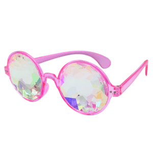 Kaleidoskopiniai akiniai vaikams ir suaugusiems, 17 cm