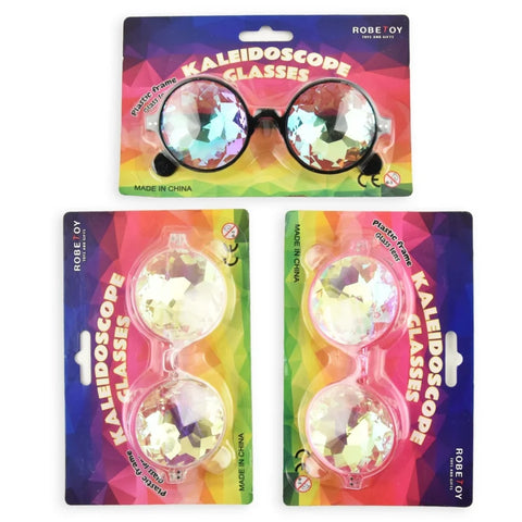 Kaleidoskopiniai akiniai vaikams ir suaugusiems, 17 cm