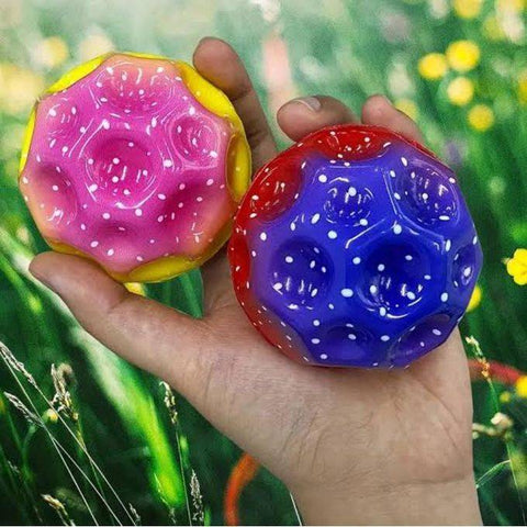 Galaktikos itin aukštai šokantis kamuolys vaikams 7 cm (3+)