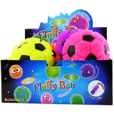 Sensorinis puffer kamuolys 16 cm – minkštas antistresinis futbolas