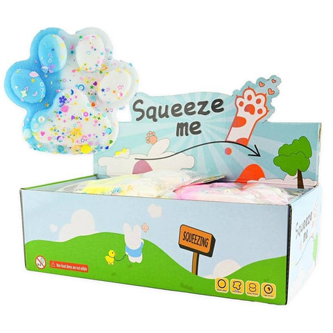 Katės letenėlė Squishy antistresinis žaislas 13 cm – jutiminis spaudimui