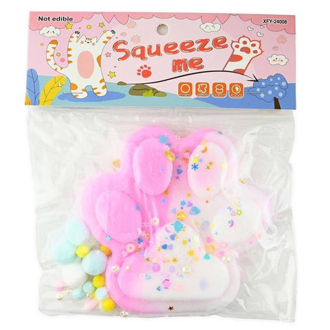 Katės letenėlė Squishy antistresinis žaislas 13 cm – jutiminis spaudimui