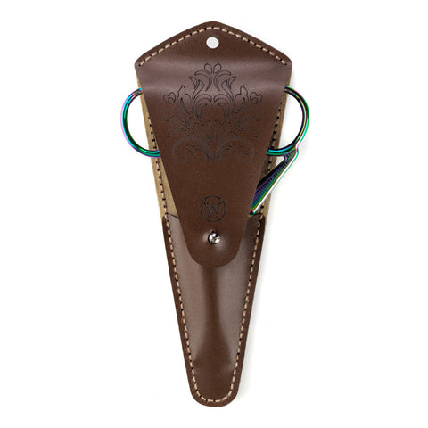 Žirklių dėklo siuvinėjimo rinkinys „Irisai“, dirbtinė oda 10–13 cm