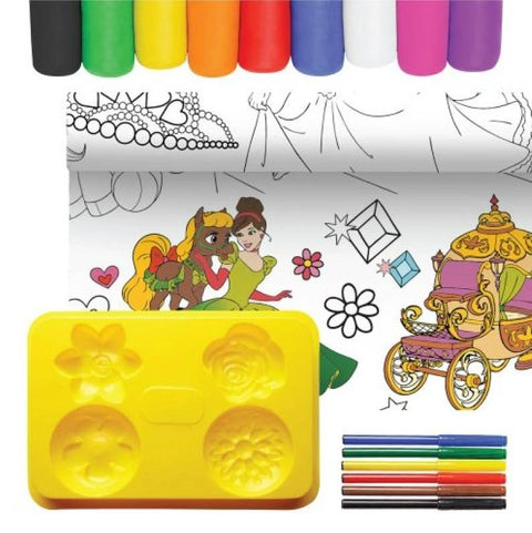 Kūrybinis rinkinys vaikams WOOW Pasaka 4 in 1 su plastilinu
