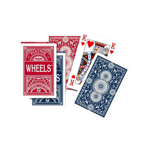 Piatnik Wheels žaidimo kortos pokeriui ir bridžui, 1 kaladė