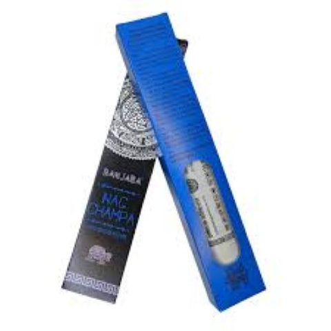 Banjara Nag Champa smilkalų lazdelės – genčių aromatas meditacijai, 10 vnt.