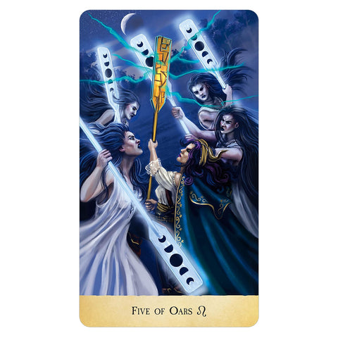 Stardust Wanderer Tarot – kosminė taro kaladė auksiniais kraštais, 78 kortos