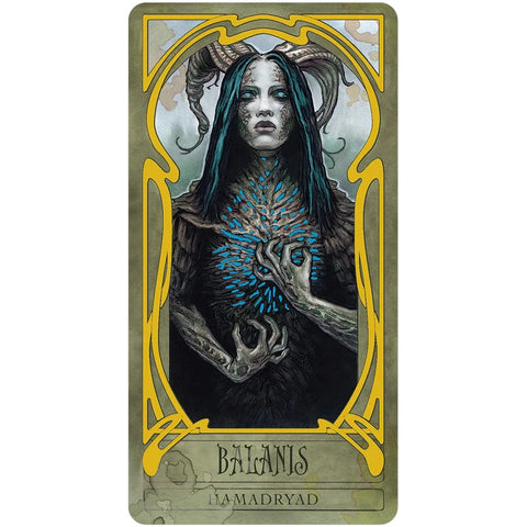 Lady Stirling’s Wicked Garden orakulo kortos ir knyga – 32 kortų rinkinys