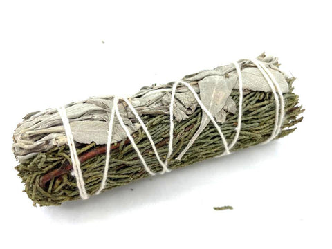 Šalavijo ir kadagio smilkymo ryšulėlis 10 cm – auros valymui, meditacijai