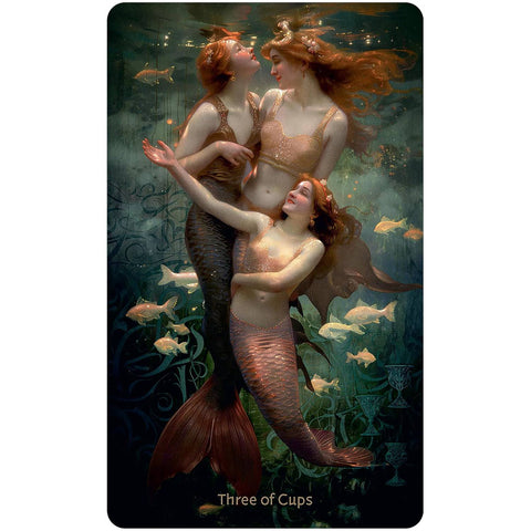 W.I.T.C.H. Tarot kortos su paauksuotais kraštais, vadovu ir maišeliu