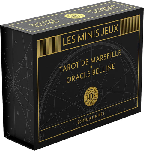 Mini Tarot de Marseille kortos prancūziškos, kolekcinis burtų rinkinys