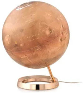 Šviečiantis Marso gaublys National Geographic, 30 cm, su stovu