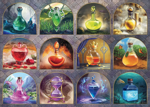 Ravensburger dėlionė „Magiški eliksyrai“, 1000 det.