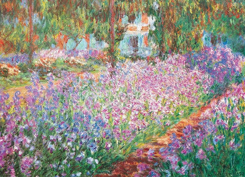 Claude Monet „Menininko sodas“ 2000 dalių dėlionė suaugusiems (99×68 cm)