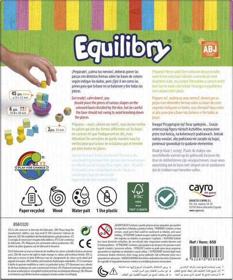 Cayro vikrumo žaidimas „Equilibry“, 2–8 žaid., nuo 5 m.