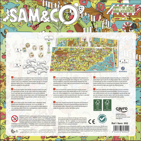 Cayro stalo žaidimas „Sam & Co“, 2–6 žaid.