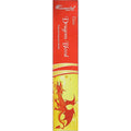 Smilkalai Aromatika Dragons Blood, ilga raudona ir geltona pakuotė su raudonu drakono piešiniu, skirtas namų aromatizavimui