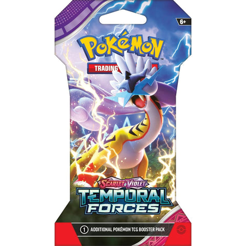 Pokémon TCG Scarlet & Violet: Temporal Forces papildymas su įmaute 10 kortų EN