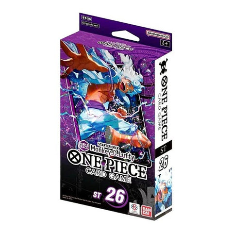 One Piece Luffy kortų žaidimo rinkinys pradedantiesiems, juoda/violetinė