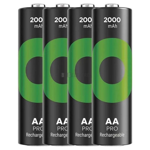 GP ReCyko Pro AA 2000mAh įkraunamos baterijos, rinkinys 4 vnt.
