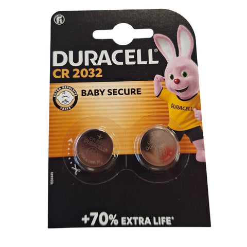 Duracell CR2032 3V ličio baterijos 2 vnt. – ilgai laikantiems prietaisams