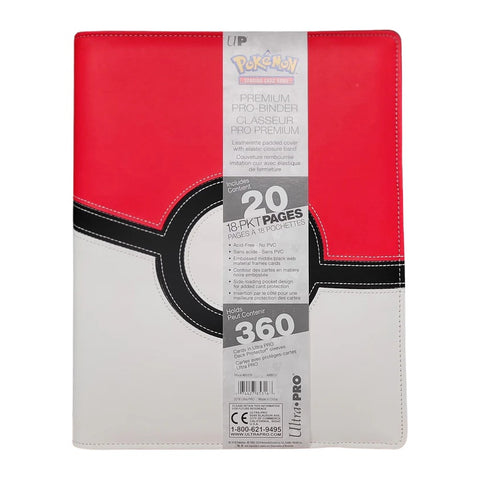 Pokémon 9 kišenių premium PRO-Binder albumas Poké Ball kolekcininkams