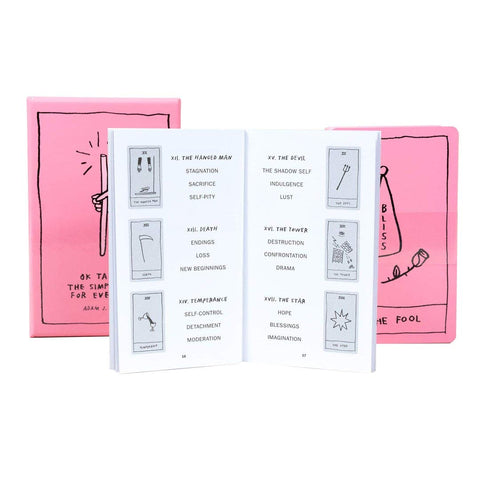 OK Tarot – minimalistinė taro kortų kaladė, 78 kortos pradedantiesiems