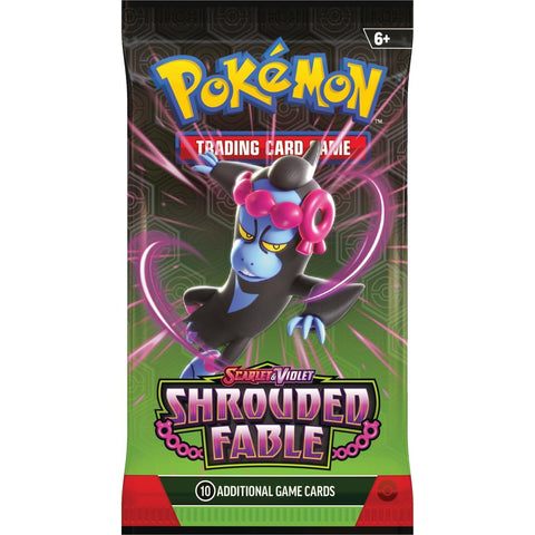 Pokémon TCG Shrouded Fable 6 papildymų rinkinys kolekcinėms kortoms