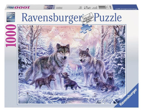 Ravensburger 1000 Puzzle Dėlionė: Arktiniai vilkai