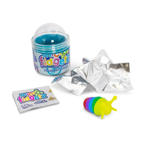Mini staigmenų kapsulė vaikams – 5 lavinamieji fidget žaisliukai