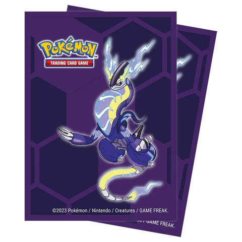 Pokémon TCG Miraidon kortų įmautės Ultra PRO 65 vnt (66x91 mm)