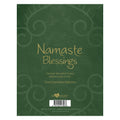 Knyga Namaste Blessings — tamsiai žalias nugarėlis, autorė Toni Carmine Salerno, leidykla Blue Angel ir brūkšninis kodas