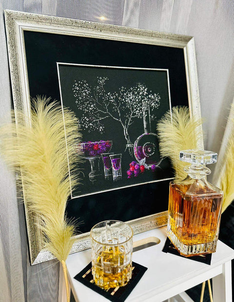 Still Life with Liquor. Siuvinėjimo rinkinys iš RIOLIS Nr.: 1276