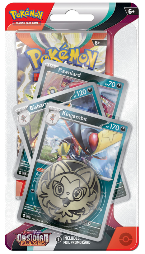 Pokemon TCG Obsidian Flames Kingambit premium kortų rinkinys (EN)