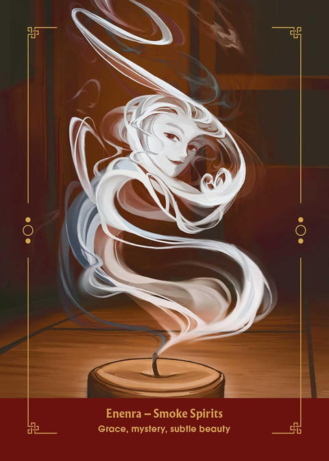 The Yokai Oracle japonų folkloro orakulo kortos dvasiniam vedimui
