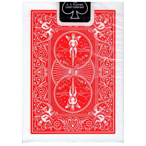 Bicycle 4 indeksų kortų kaladė – raudona, pokeriui ir triukams