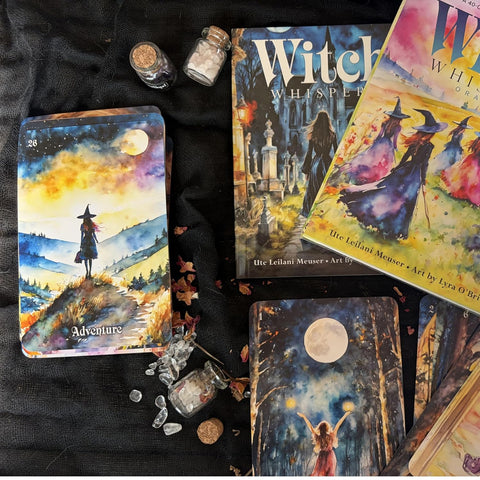 Witch Whispers Oracle – 40 orakulo kortų kaladė su knyga, Llewellyn