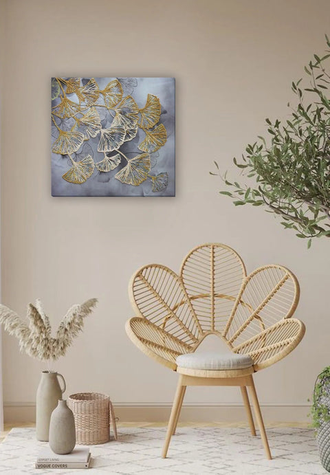 Karoliukų siuvinėjimo rinkinys Ginkmedis (Ginkgo biloba), 32×31 cm