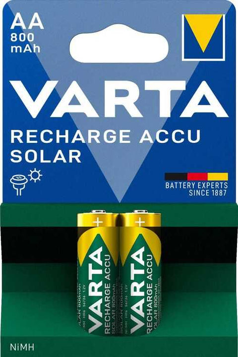 Varta Recharge Accu Solar AA 800mAh įkraunamos baterijos 2 vnt