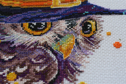 Siuvinėjimo kryželiu rinkinys Stebuklai, 14 ct, 29x29 cm, 30 spalvų