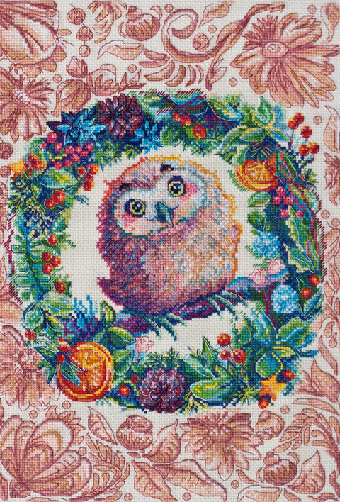 Siuvinėjimo kryželiu rinkinys Saldžios uogos, 14 ct, 25x35 cm